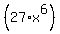 %2827%2Ax%5E6%29