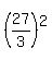 %2827%2F3%29%5E2