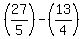 %2827%2F5%29-%2813%2F4%29