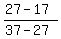 %2827+-+17%29%2F%2837+-+27%29