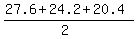 %2827.6%2B24.2%2B20.4%29%2F%282%29