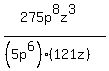 %28275p%5E8z%5E3%29%2F%28%285p%5E6%29%28121z%29%29