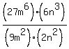 %2827m%5E6%29%2A%286n%5E3%29%2F%289m%5E2%29%282n%5E2%29+