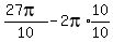%2827pi%29%2F10-2pi%2Aexpr%2810%2F10%29