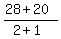 %2828%2B20%29%2F%282%2B1%29