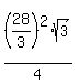 %2828%2F3%29%5E2%2Asqrt%283%29%2F4