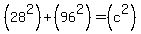 %2828%5E2%29%2B%2896%5E2%29=%28c%5E2%29