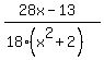 %2828x-13%29%2F%2818%28x%5E2%2B2%29%29