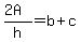 %282A%29%2Fh=b%2Bc