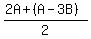 %282A%2B%28A-3B%29%29%2F2