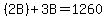 %282B%29%2B3B=1260
