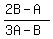 %282B-A%29%2F%283A-B%29