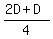 %282D+%2B+D%29%2F4