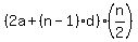 %282a%2B%28n-1%29%2Ad%29%28n%2F2%29