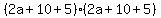 %282a%2B10%2B5%29%282a%2B10%2B5%29