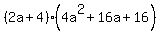 %282a%2B4%29%284a%5E2%2B16a%2B16%29