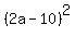 %282a-10%29%5E2