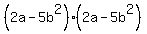 %282a-5b%5E2%29%282a-5b%5E2%29
