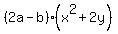 %282a-b%29%28x%5E2%2B2y%29