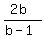 %282b%29%2F%28b-1%29
