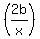 %282b%2Fx%29