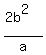 %282b%5E2%29%2Fa