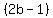 %282b-1%29