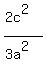 %282c%5E2%29%2F%283a%5E2%29