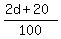 %282d%2B20%29%2F100