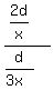 %282d%2Fx%29%2F%28d%2F%283x%29%29