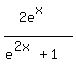 %282e%5Ex%29%2F%28e%5E%282+x%29+%2B+1+%29