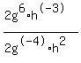 %282g%5E6%2Ah%5E-3%29%2F+%282g%5E-4%2Ah%5E2%29
