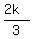 %282k%29%2F3
