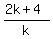 %282k%2B4%29%2Fk