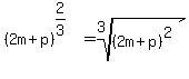 %282m%2Bp%29%5E%282%2F3%29%5E%22%22=root%283%2C%282m%2Bp%29%5E2%29