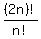 %282n%29%21%2Fn%21