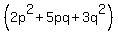 %282p%5E2%2B5pq%2B3q%5E2%29