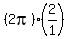 %282pi%29%2A%282%2F1%29