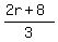 %282r%2B8%29%2F3