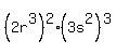 %282r%5E3%29%5E2%2A%283s%5E2%29%5E3
