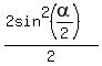 %282sin%5E2%28alpha%2F2%29%29%2F2