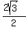 %282sqrt%283%29%29%2F2