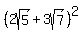 %282sqrt%285%29+%2B+3sqrt%287%29%29%5E2