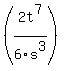 %282t%5E7%2F6s%5E3%29