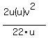 %282u%28u%29v%5E2%29%2F22u