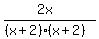 %282x%29%2F%28%28x%2B2%29%28x%2B2%29%29