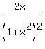 %282x%29%2F%281%2Bx%5E2%29%5E2