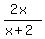 %282x%29%2F%28x%2B2%29