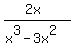 %282x%29%2F%28x%5E3-3x%5E2%29