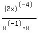 %282x%29%5E-4%2F%28x%5E-1%2Ax%29